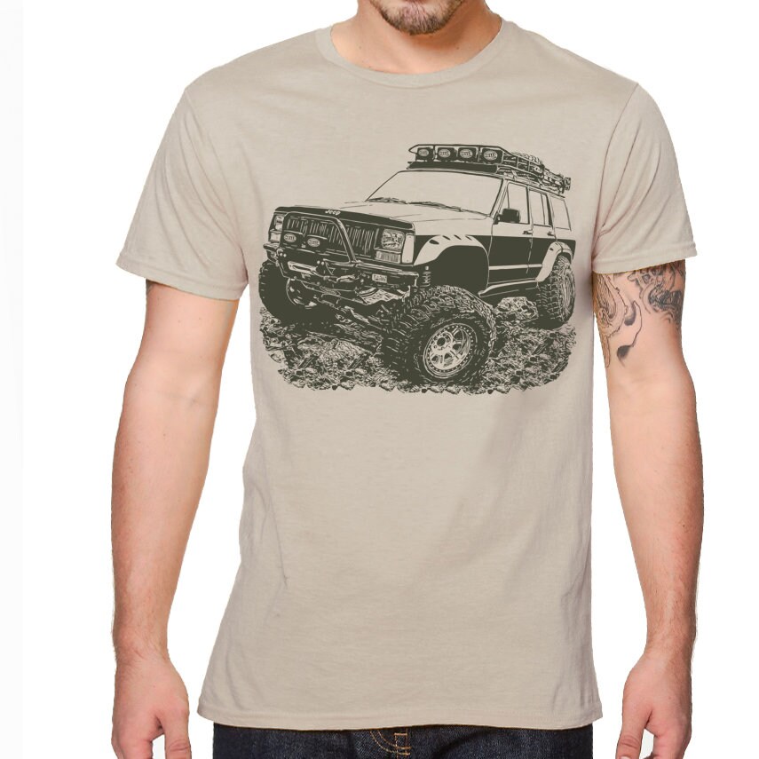 Cherokee XJ off-road T-Shirt Rally 