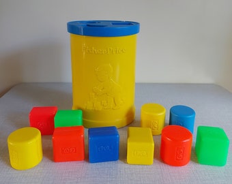 Vintage Fisher Price Shape Sorter shape box 1977