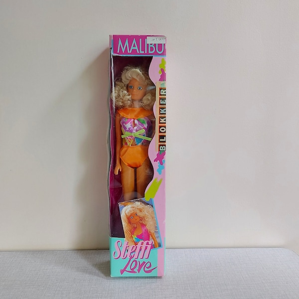 Vintage Malibu Steffi Love Puppe neu in Box Simba