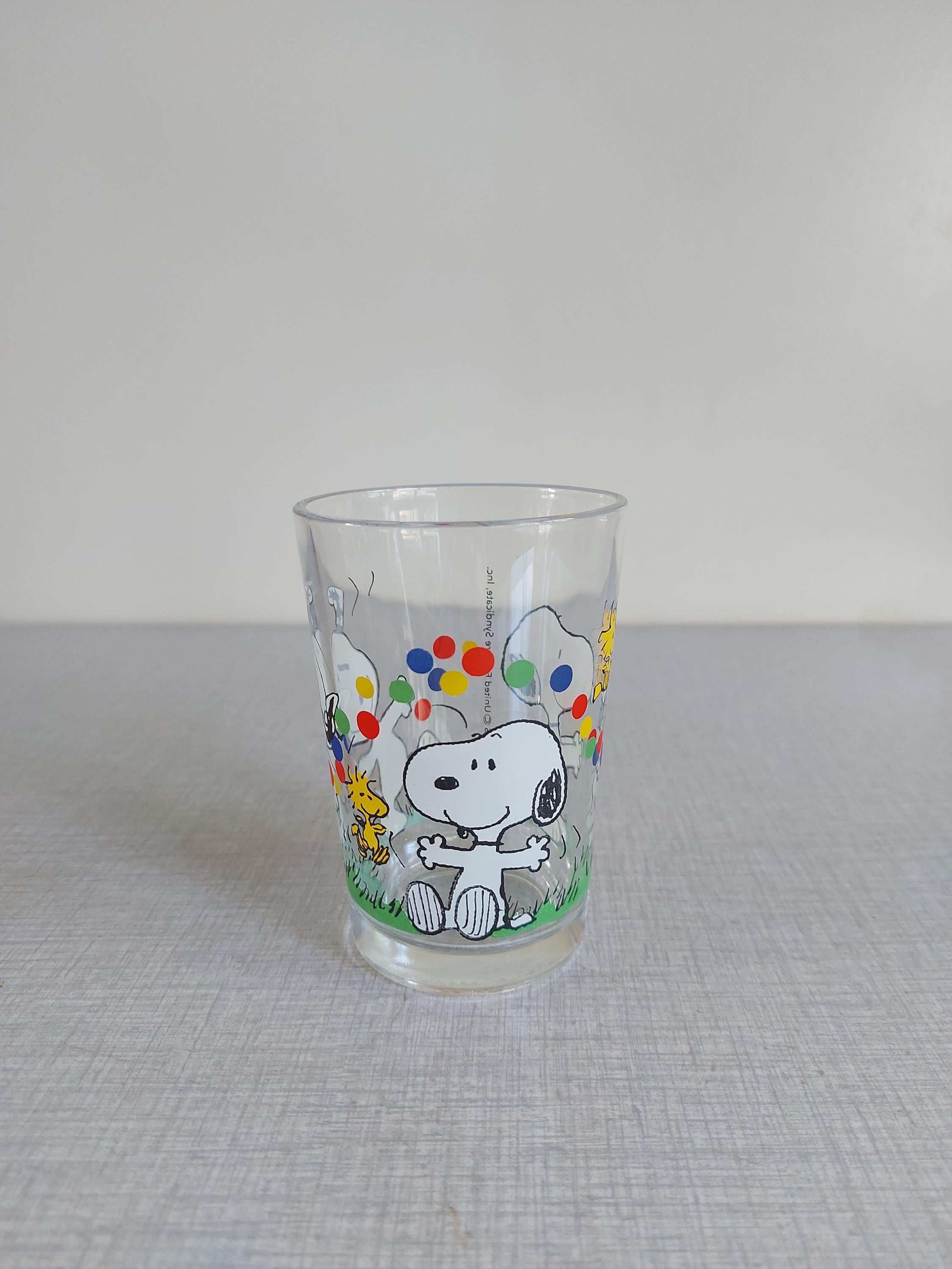 Vintage snoopy glass - Etsy 日本