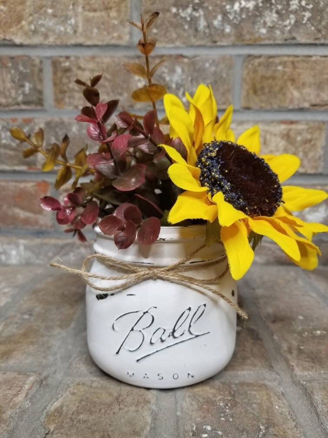 Sunflower Centerpiece for Dining Table Sunflower Desk Decor Etsy