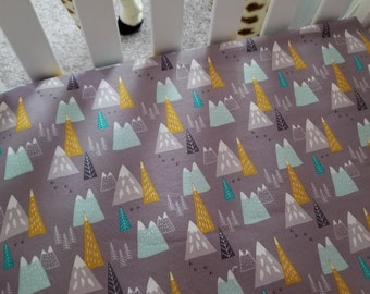 paw print crib sheets