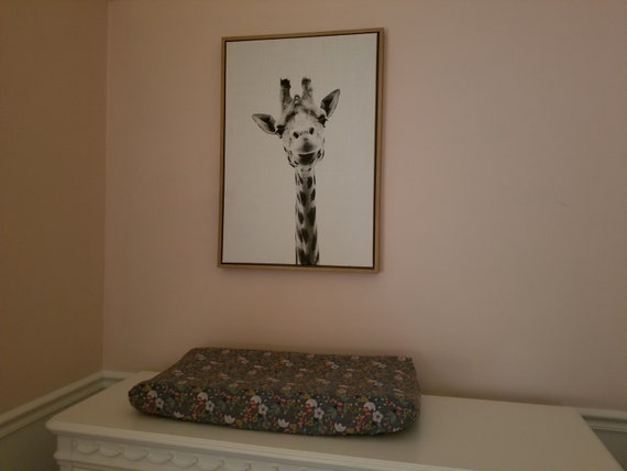 baby girl changing pad cover