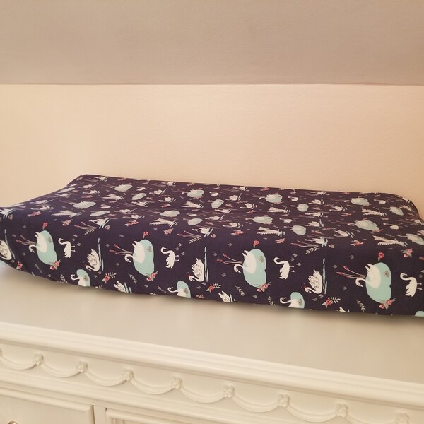 Navy Changing Pad Etsy