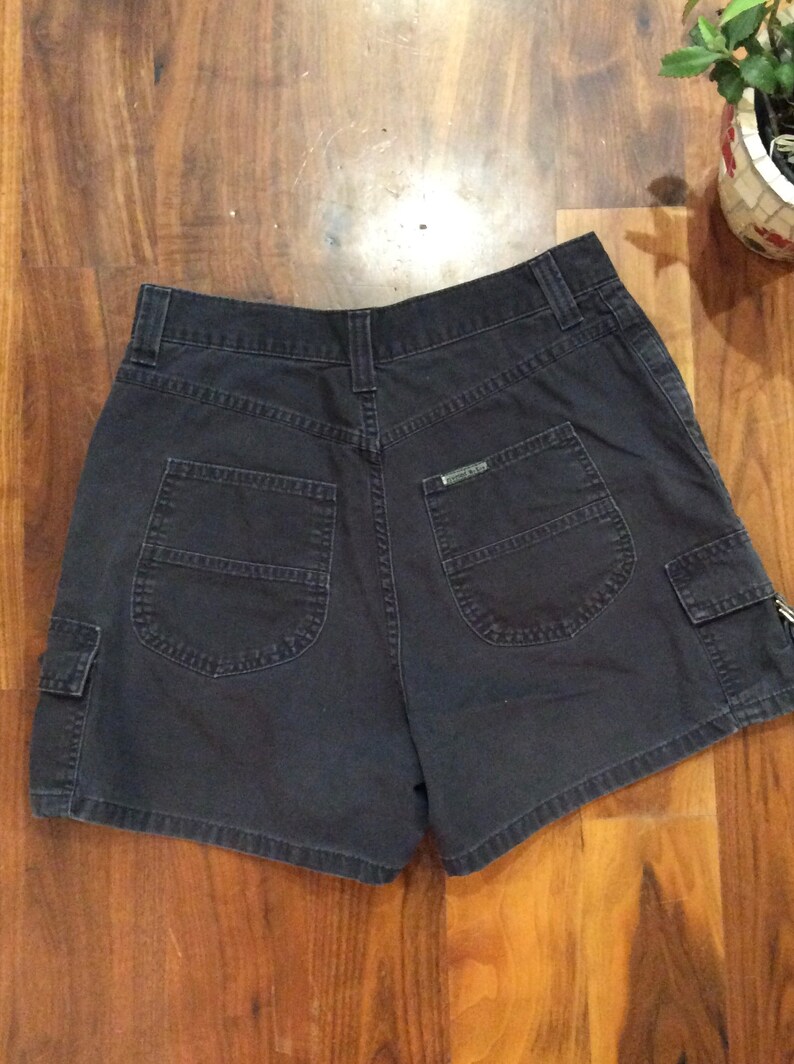 Vintage Lee Black Shorts with Buckles by Blume Vintage