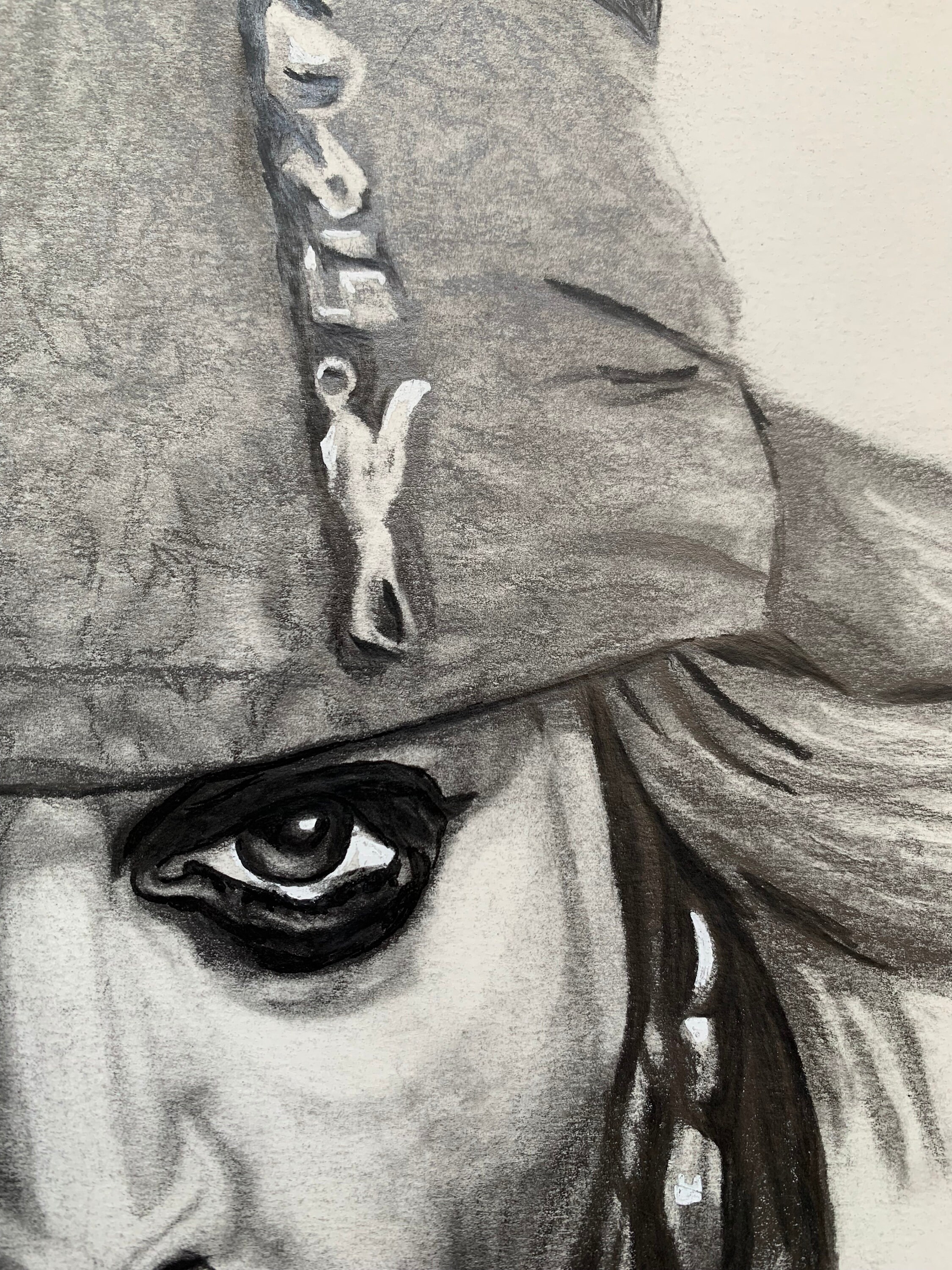 TAKASHI「ジャック・スパロウ」鉛筆画 ジャック・スパロウのアート作品 – オリジナル手描き鉛筆画（A3サイズ