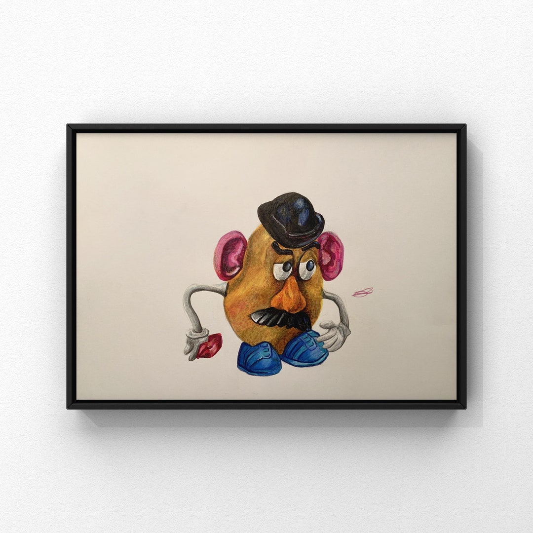 Mr Potato Head Disney Toy Story Hand Drawn Art Artwork - Etsy