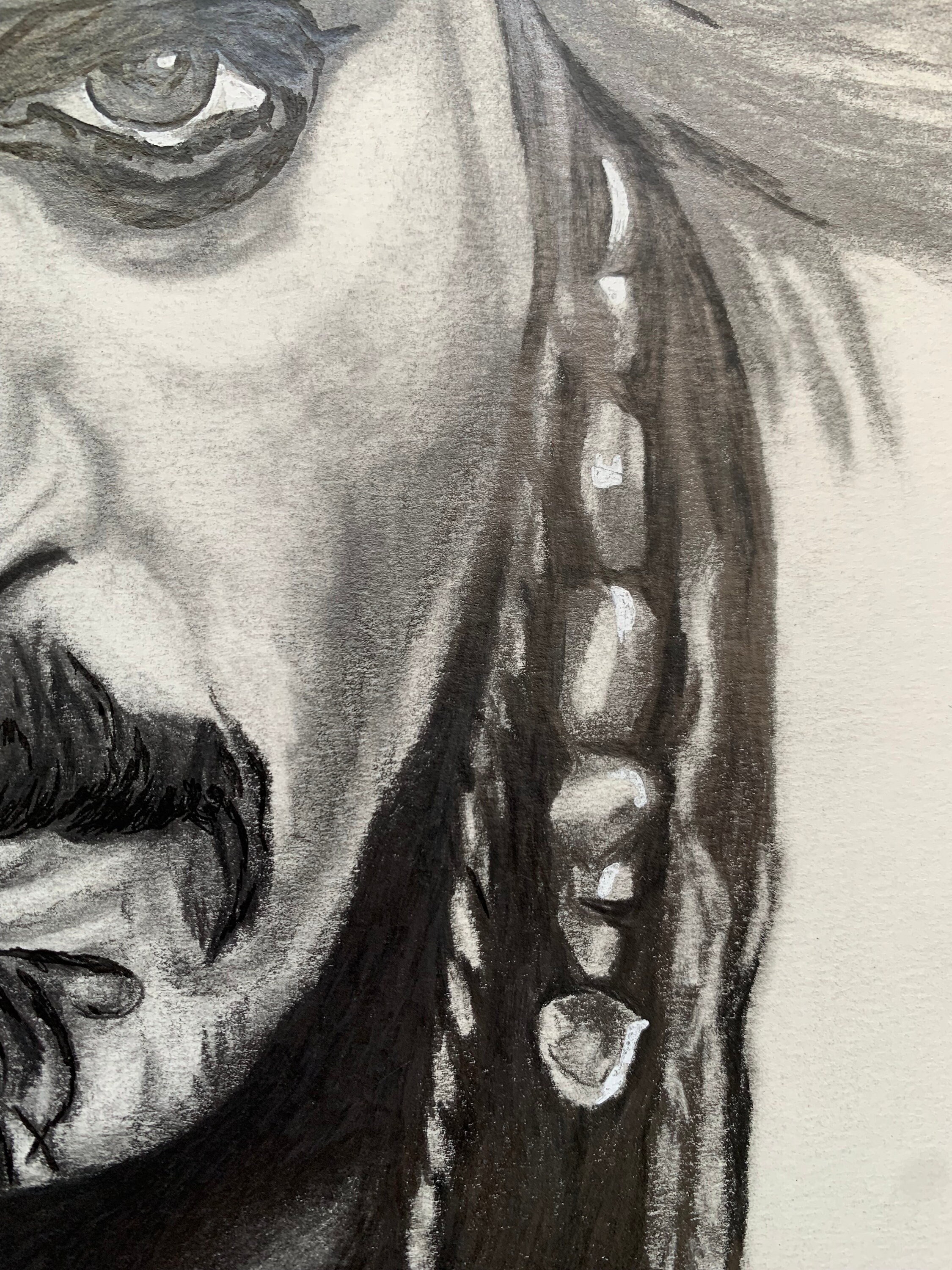 ジャック・スパロウのアート作品 – オリジナル手描き鉛筆画（A3サイズ