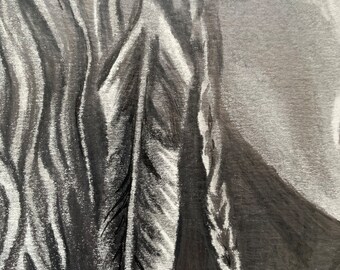 ジャック・スパロウのアート作品 – オリジナル手描き鉛筆画（A3サイズ