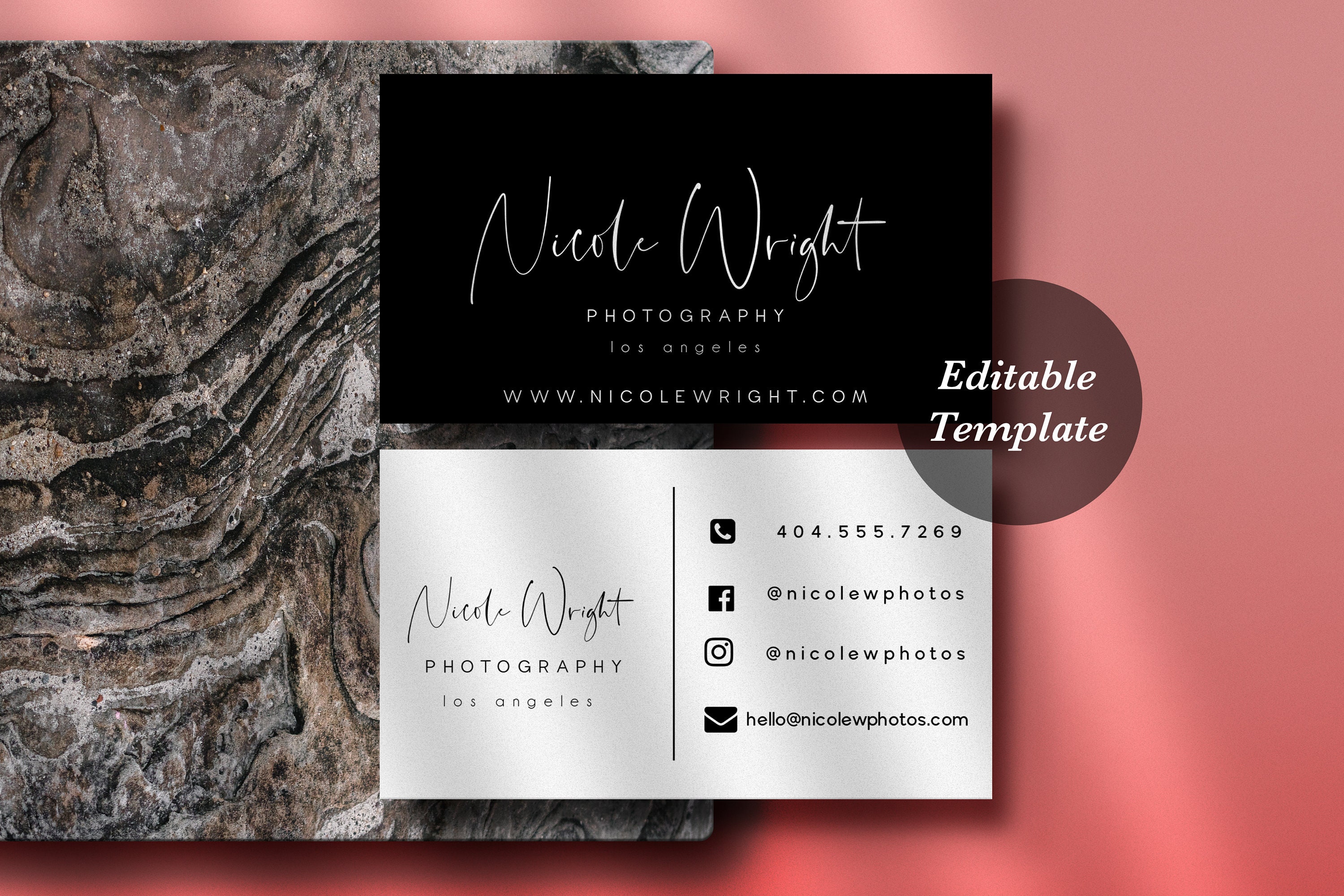 Etsy Business Card Template