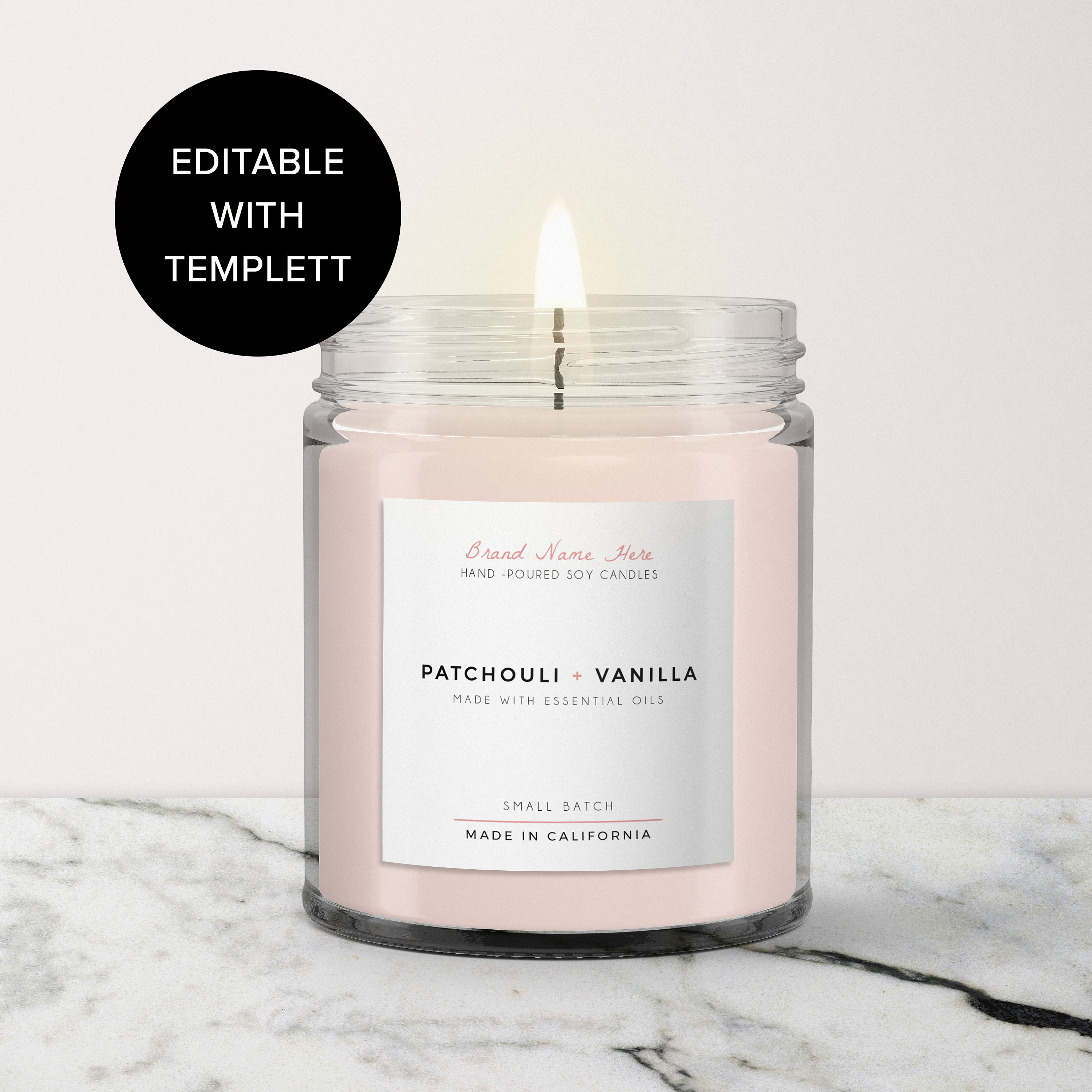 Top 3 Benefits to Using a Minimalist Design in Your Candle Labels