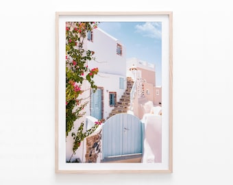 Greece Wall Art, Greek Island Print, Mediterranean Photography, Digital Download