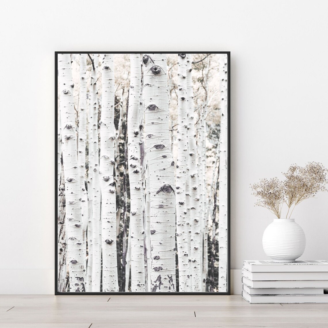 Birch Tree Wall Art Forest Print Home Decor Art Prints Etsy