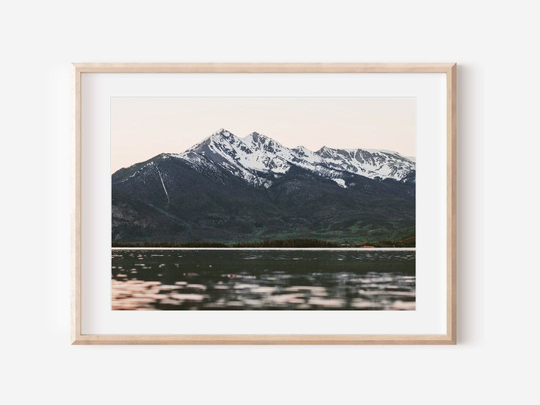 Colorado Pikes Peak Print, Rocky Mountain Wall Art, Mountain Landscape