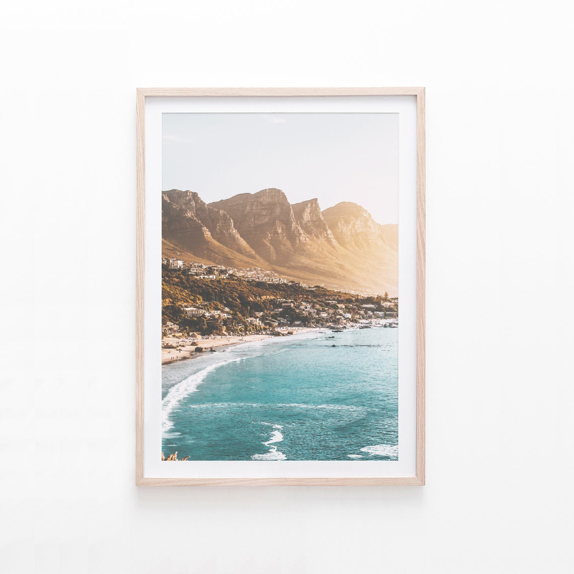 Cape Town Wall Art Cape Town Print Beach Print Travel Wall Etsy
