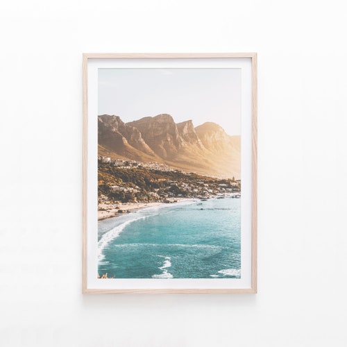 Cape Town South Africa Art Print Capetown South African Wall Etsy