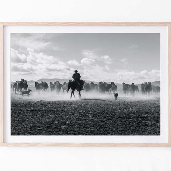 Cowboy Wall Art Etsy