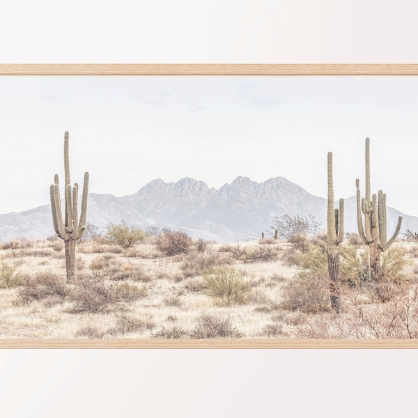 Samsung Frame TV Art, Arizona Desert Wall Art, Digital Download, Instant Art for TV, Frame TV Decor