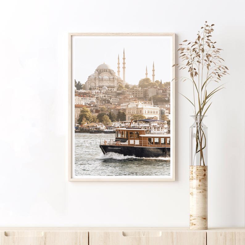 Istanbul Wall Art Istanbul Landscape Turkey Prints Turkey Etsy