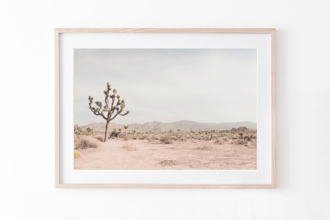 Joshua Tree Print, Landscape Wall Art, Nature Photography, Desert Wall