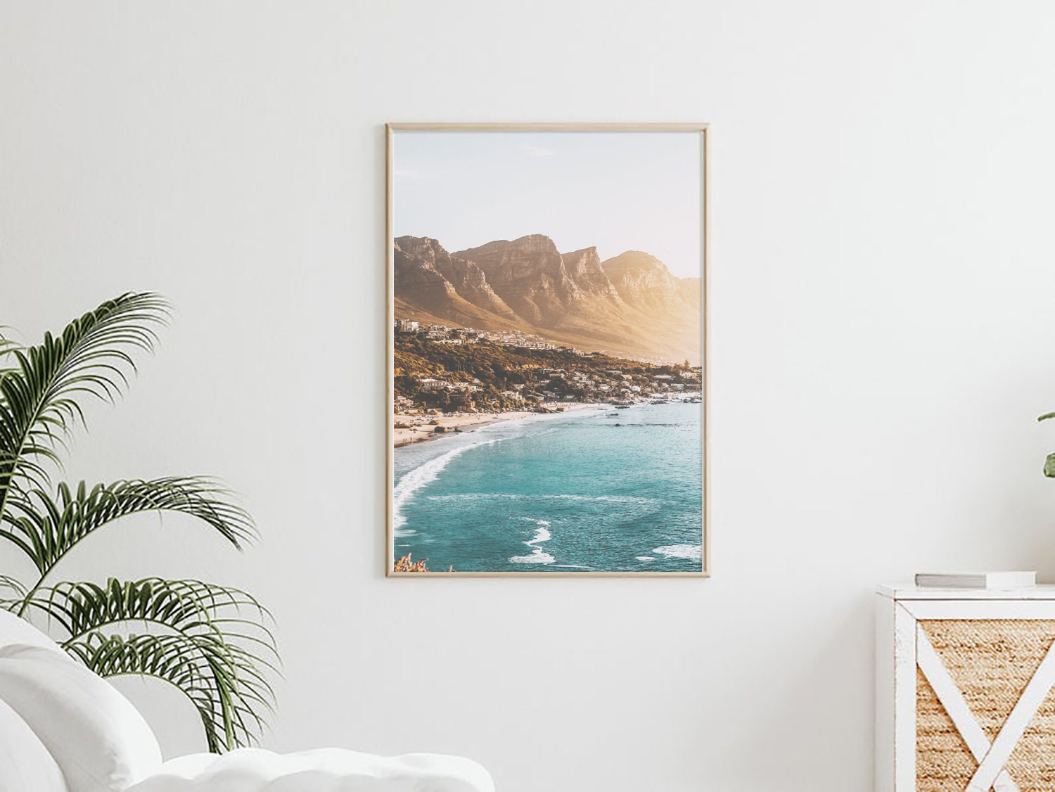 Cape Town Wall Art Cape Town Print Beach Print Travel Wall Etsy