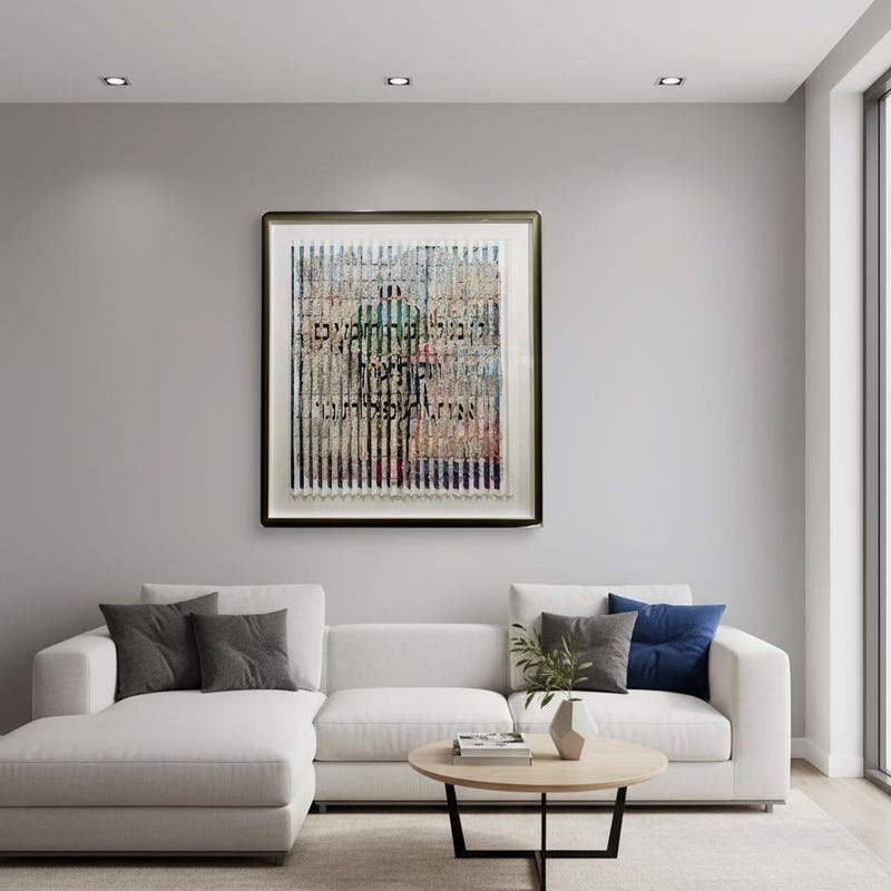 Jewish Wall Art Framed 3d - Etsy