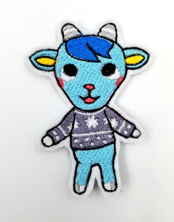 Sherb Goat Villager Animal Crossing New Horizons Embroidered Etsy