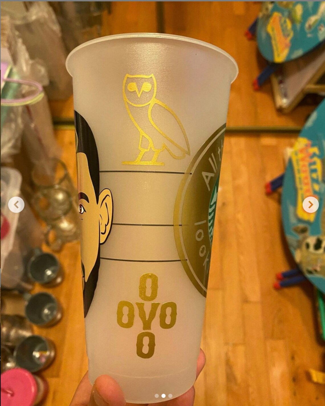 Drake Starbucks Reusable Cup Drake Personalized gift Etsy