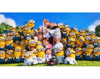 Minions 5D DIY Round Full Drill Diamond Painting Embroidery Cross Stitch Kits Minions 5D DIY Round Full Drill Diamond Painting Embroidery Cross Stitch Kits