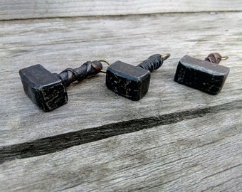 Hand Forged Viking Mjolnir Hammer  Pendant Thor hammer necklace battle mace