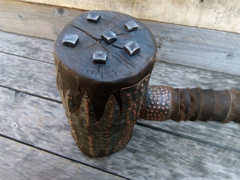 War hammer brutal battle mace Armored crow one on the world Etsy