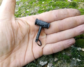 Hand Forged Viking Mjolnir Hammer  Pendant Thor hammer necklace battle hammer