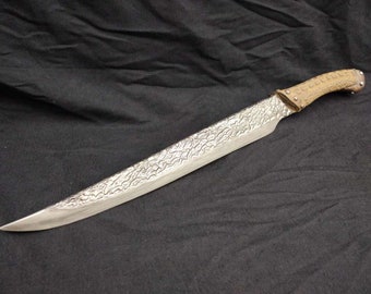 Wooden training fantasy elf saber handmade