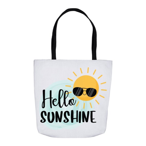 hello sunshine beach bag