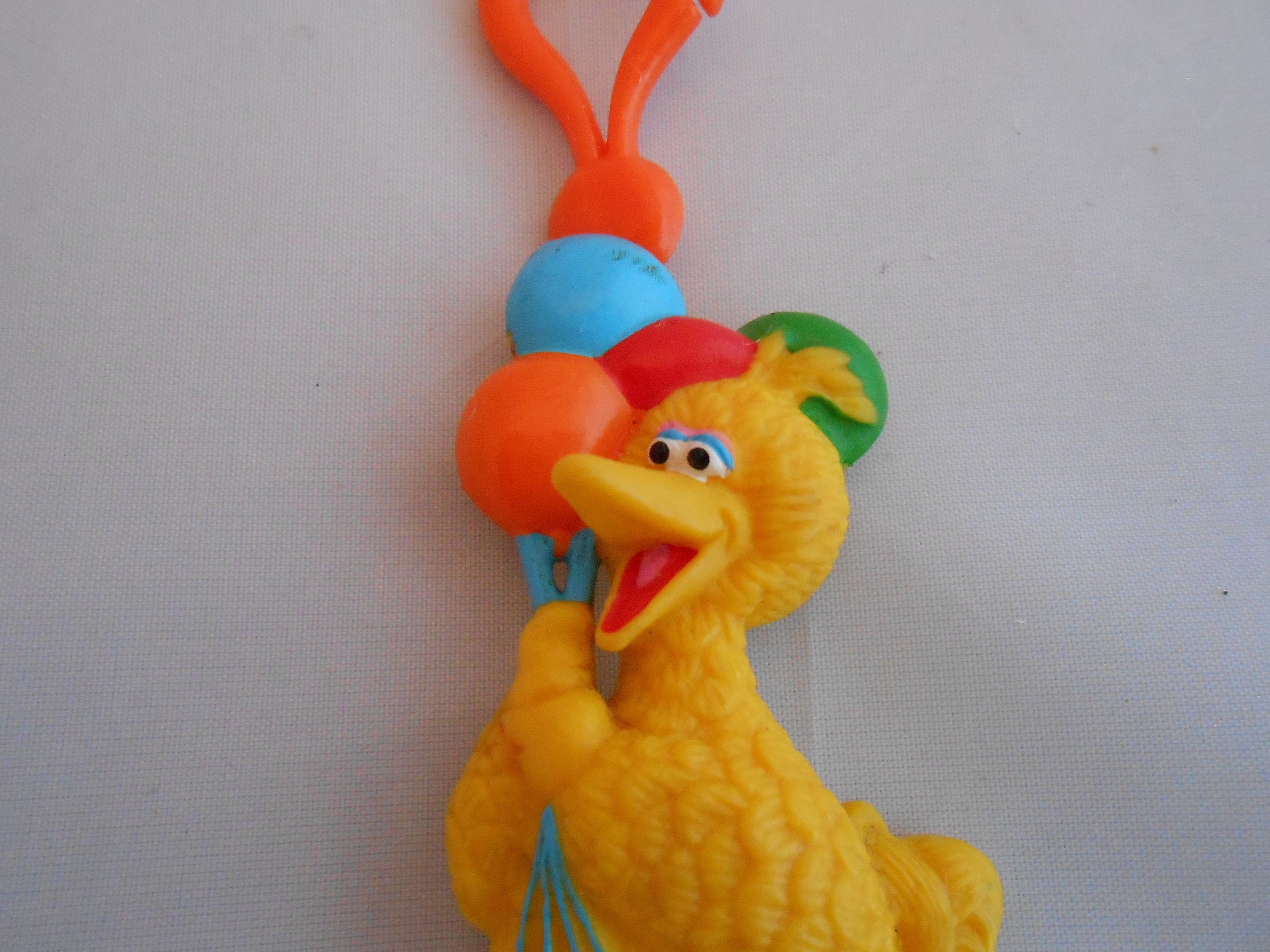 Vintage Sesame Street Big Bird Keychain Jim Henson Muppets Etsy