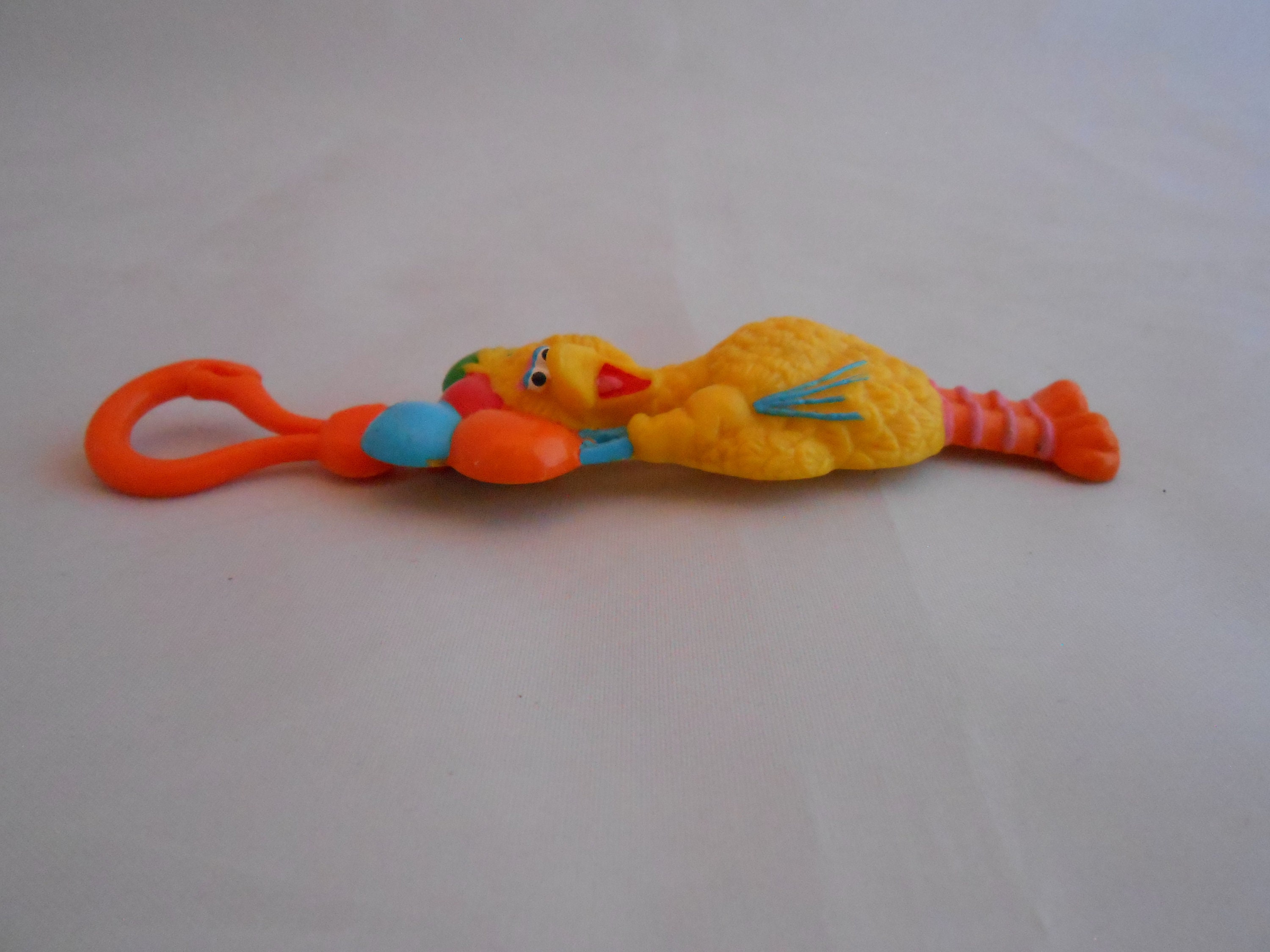 Vintage Sesame Street Big Bird Keychain Jim Henson Muppets Etsy