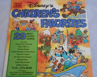 Disney Children's Favorites Vinyl Record Album Volume II Vintage
