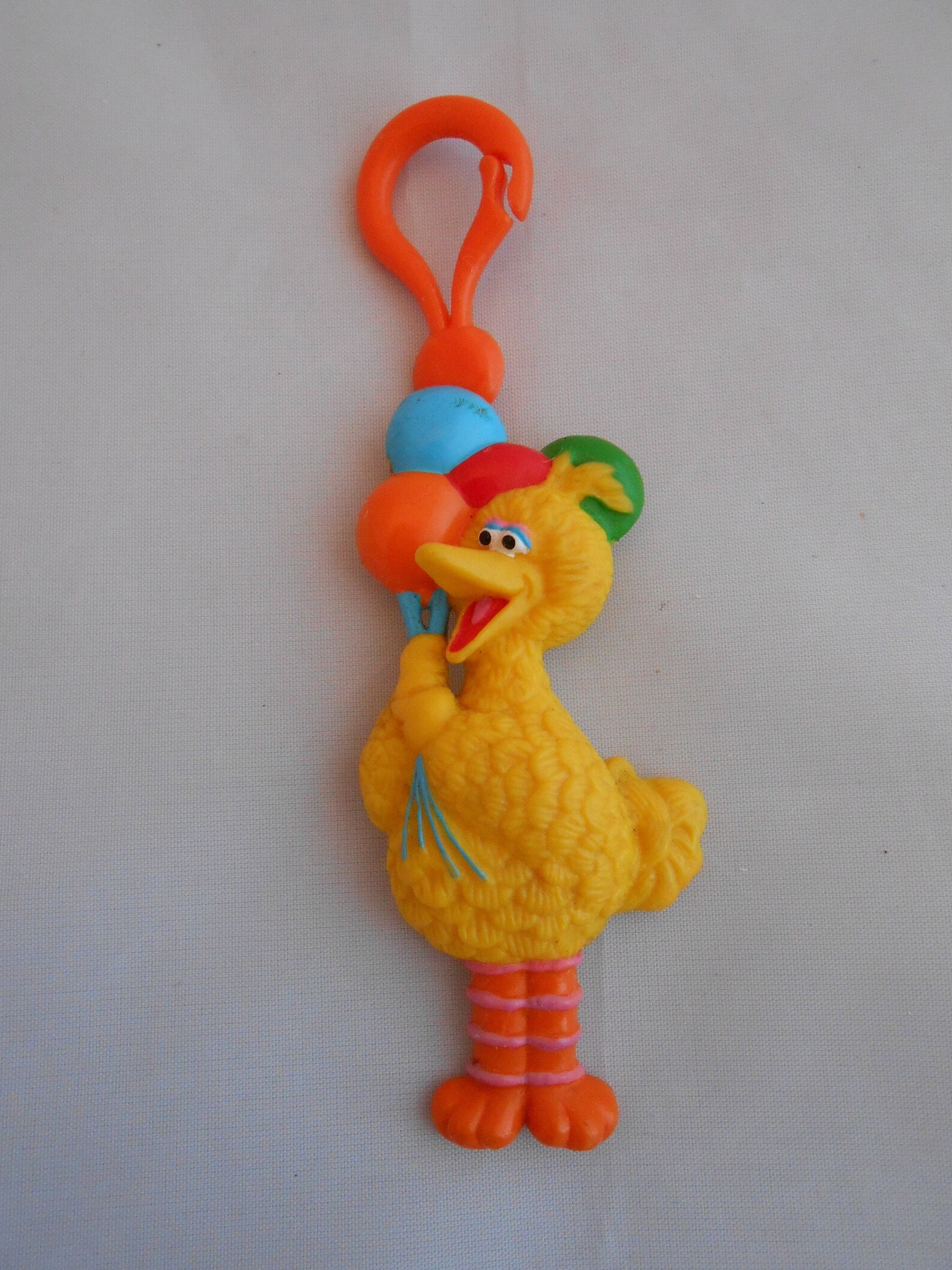 Vintage Sesame Street Big Bird Keychain Jim Henson Muppets Etsy
