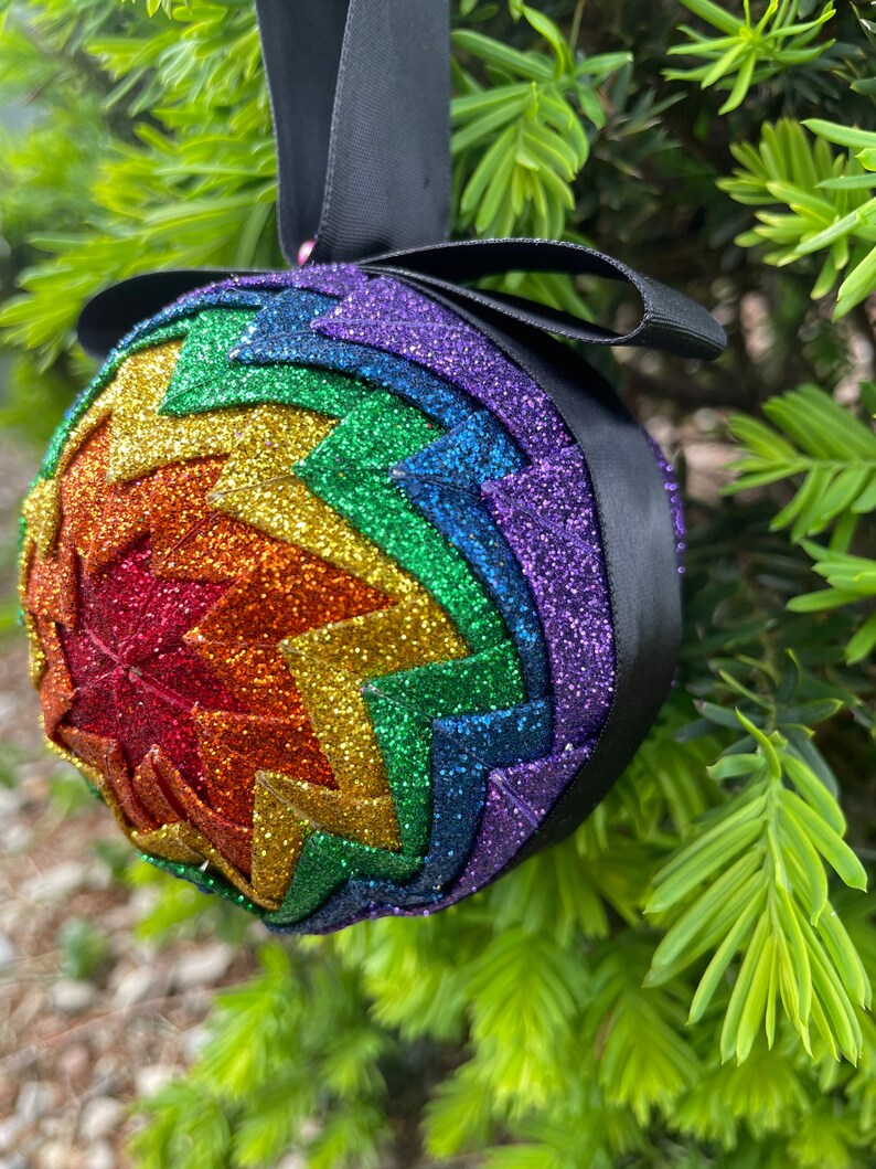 Pride rainbow ornament LGBTQ image 2