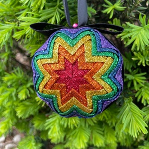 Pride rainbow ornament LGBTQ image 3