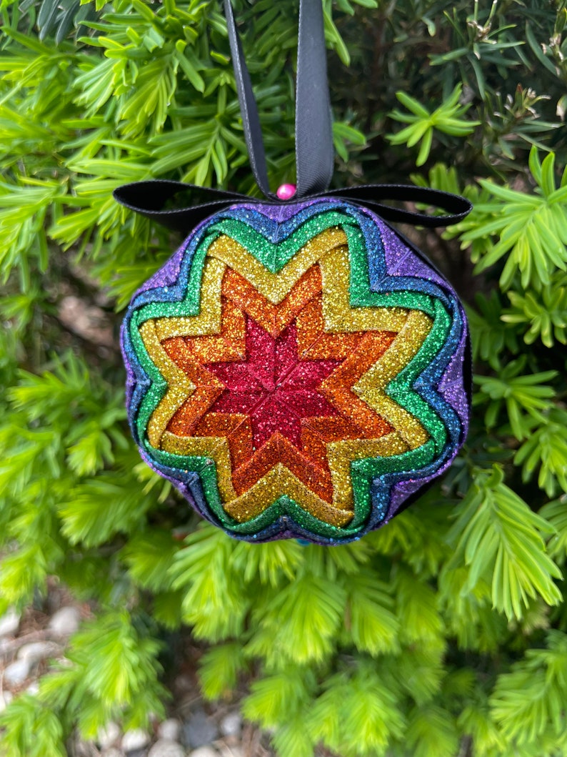 Pride rainbow ornament LGBTQ image 3