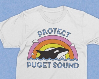 Protect Puget Sound tshirt, PNW shirt, Northwest graphic tee
