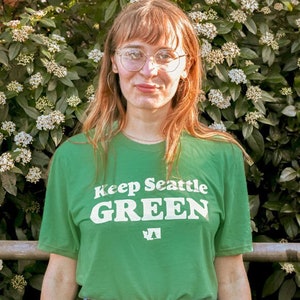 Keep Seattle Green tshirt