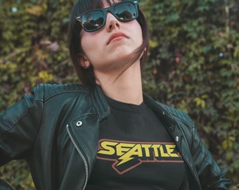 Seattle Metal shirt - Vintage Seattle Washington Retro tshirt - old school Seattle Northwest PNW
