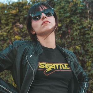 Seattle Metal shirt - Vintage Seattle Washington Retro tshirt - old school Seattle Northwest PNW