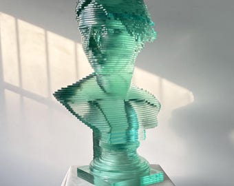Scultura in vetro contemporanea - Arredamento minimalista e moderno - Arte del vetro