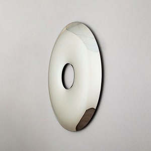 Contemporary Donut Convex Mirror, Inspired by Space Age decor, Hand crafted, Mirror Wall Decor, Curve Mirror