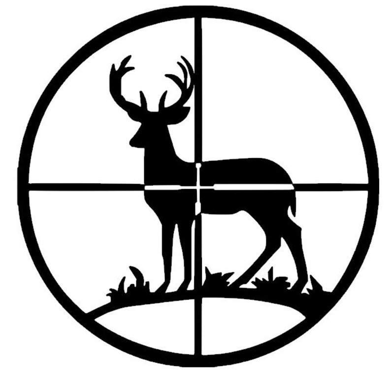 Deer in Crosshairs Hunting Decals Shooting Decals - Etsy New Zealand