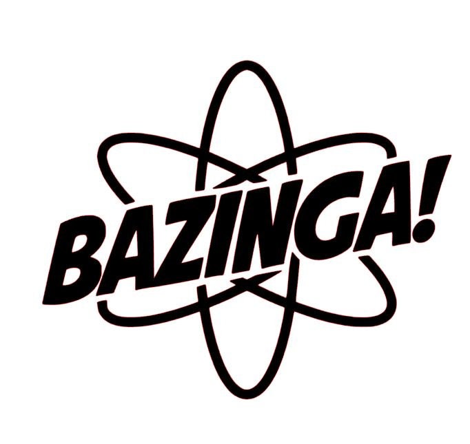 Set of 2 Bazinga Big Bang Theory Sheldon TV Show Vinyl Sticker Decal Aufkleber Set of 2 Bazinga Big Bang Theory Sheldon TV Show Vinyl Sticker Decal Aufkleber