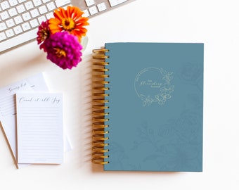 Christian Planner | UNDATED | Goal planner | prayer journal | weekly planner | bible reading plan | Flourishing Planner | christian journal